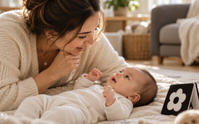 Accueil 35 Que faire avec un bébé de 0 à 3 mois ? 10 activités toutes simples pour l’éveiller